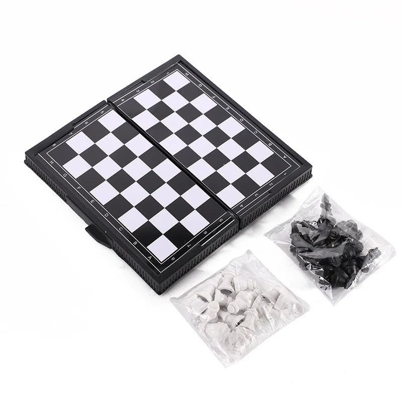 Magnetic Folding Chess Set for Kids – Portable Travel Board Game
