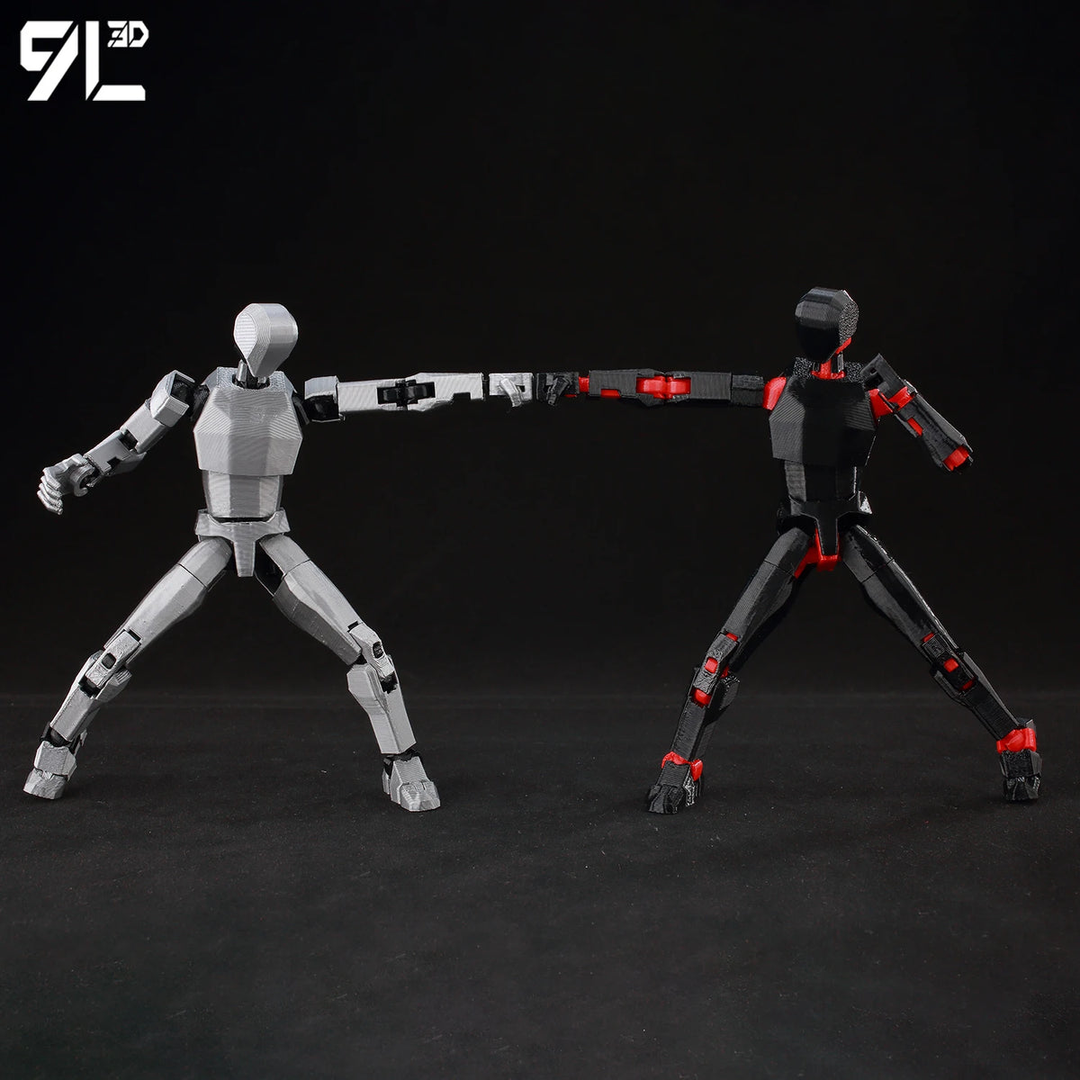 Anime-Style Articulated Dummy Figure with Display Stand