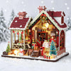 DIY Miniature Winter Cabin Book Nook Kit