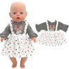 Doll Outfit Set with Hat for 17-43 cm Baby Dolls