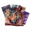 A deck of tarot cards titled Sexual Magic featuring various illustrations and a guidebook.