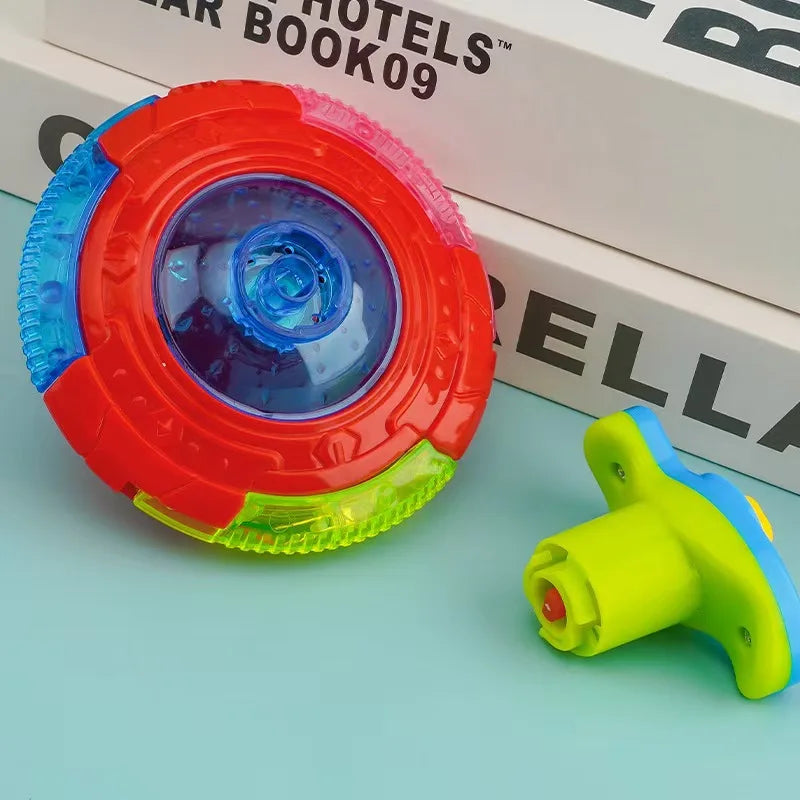 Light-Up Spinning Tops with Flashing Effects