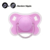 Silicone Baby Pacifier with Flower Design and Protective Cover