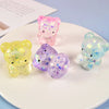 Glitter Gummy Bear Stress Relief Squishy Toy