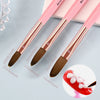 Professional Acrylic Nail Brush Set – 3 Sizes for Extension & 3D Art