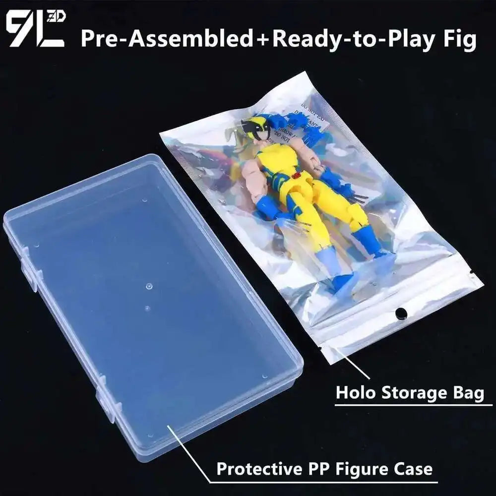 Pre-assembled Ready-to-Play Jujutsu Kaisen Yuji Itadori action figure in a protective plastic case and storage bag