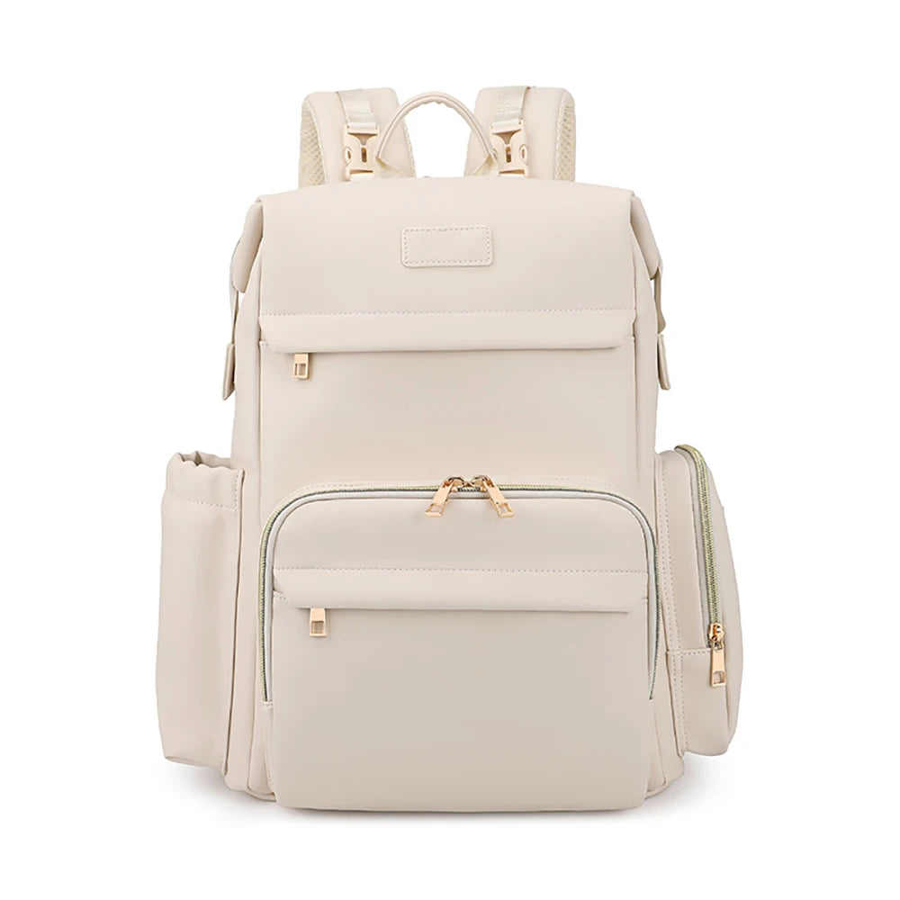 Minimalist Diaper Backpack with Insulated Pockets