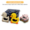 Adorable Duck Silicone Baby Teether with Clip