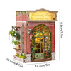 DIY Wooden Dollhouse Miniature Kit with LED Lights