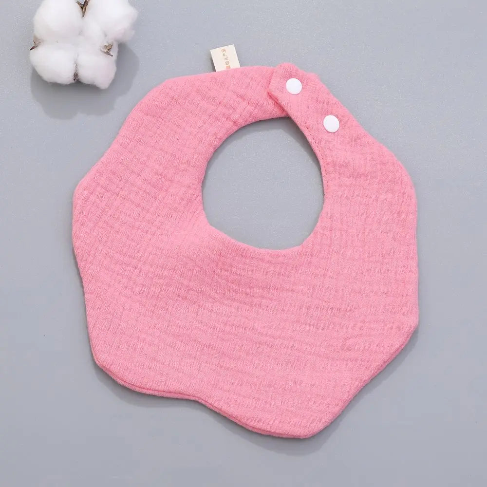 6-Layer Cotton Gauze Baby Bibs (3-Pack)