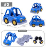 Large Building Blocks Traffic Series Vehicles Set