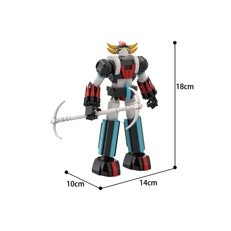 MOC Action Robot Warrior Building Block Set