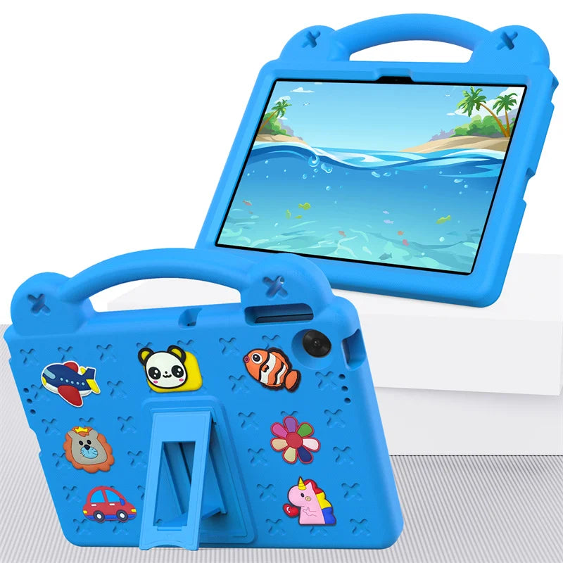 Kids Tablet Case with Foldable Kickstand for Lenovo Tab 10.1 (2025 K10 Gen 2)