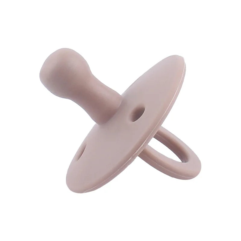Soft Silicone Baby Pacifier with Clip Chain