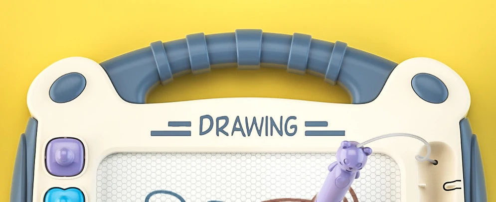 Kids Magnetic Drawing Board with Colorful Graffiti Art Pad