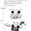 Black and White Animal Hanging Toys for Baby Car Seat and Stroller