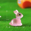 Glow-in-the-Dark Bunny Resin Figurines for Easter & Home Decor