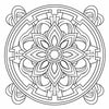 Intricate Mandala Coloring Book for Adult Stress Relief