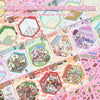 A collection of multiple cute mini themes for DIY 3D sticker scene books and craft kits.