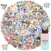 A collection of colorful glass lanterns and decorative elements used for crafting and decoration.