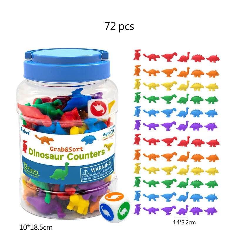 Montessori Light Table Sorting Blocks for Sensory Learning
