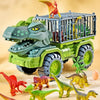 Dinosaur Transport Truck Carrier Playset with Tyrannosaurus Rex