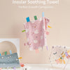 Baby Sensory Tag Comfort Blanket with Soft Cotton