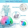 Interactive Whale Bath Toy with Lights and Water Spray