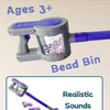 Battery-Powered Pretend Play Vacuum for Toddlers with Realistic Sounds and Spinning Brush