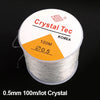 Elastic Crystal Beading Cord - 100m Roll for Jewelry Making