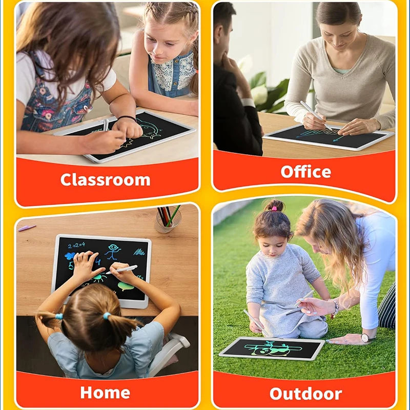 LCD Writing Tablet for Kids – 13/16 Inch Color Doodle Board