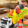 1:32 Scale Diecast Container Truck Toy – Fruit & Vegetable Transport Vehicle