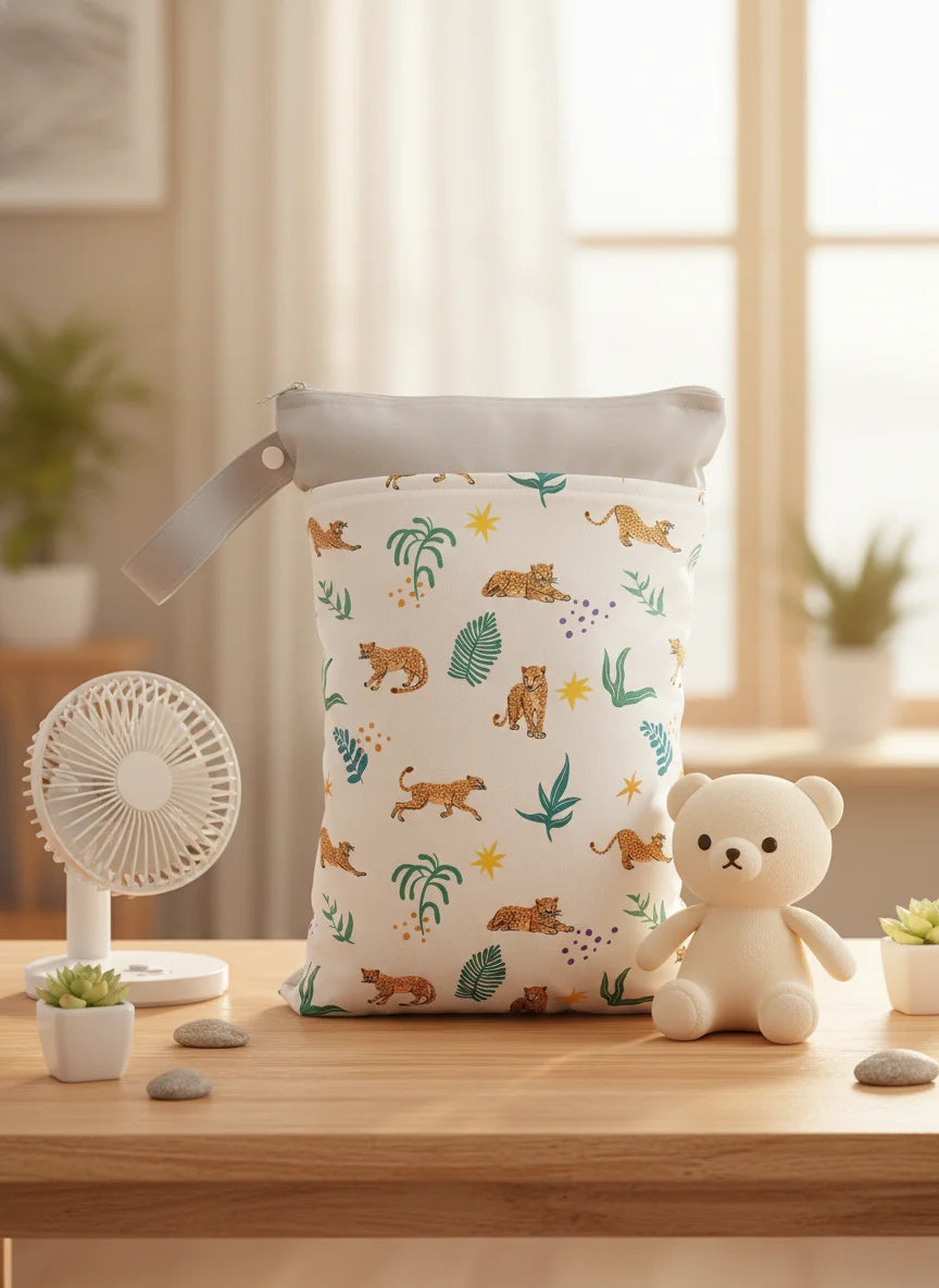 Waterproof Wet & Dry Bag for Swimwear, Diapers, and Gym Gear