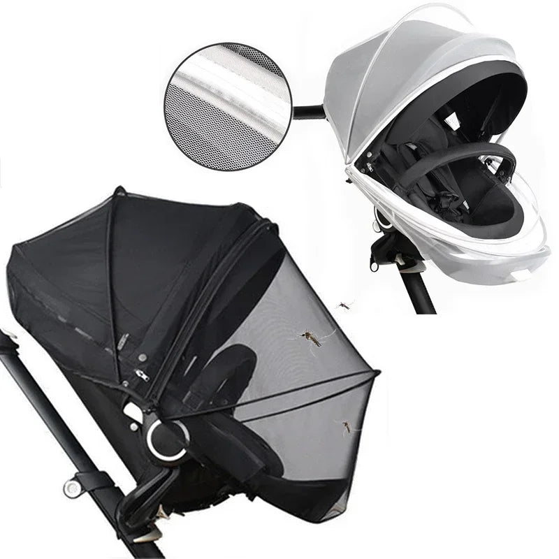 Universal Mosquito Net Cover for Baby Stroller and Crib