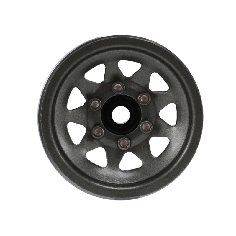 Stamped Steel 1.0" Beadlock Wheels for 1/24 RC Crawlers