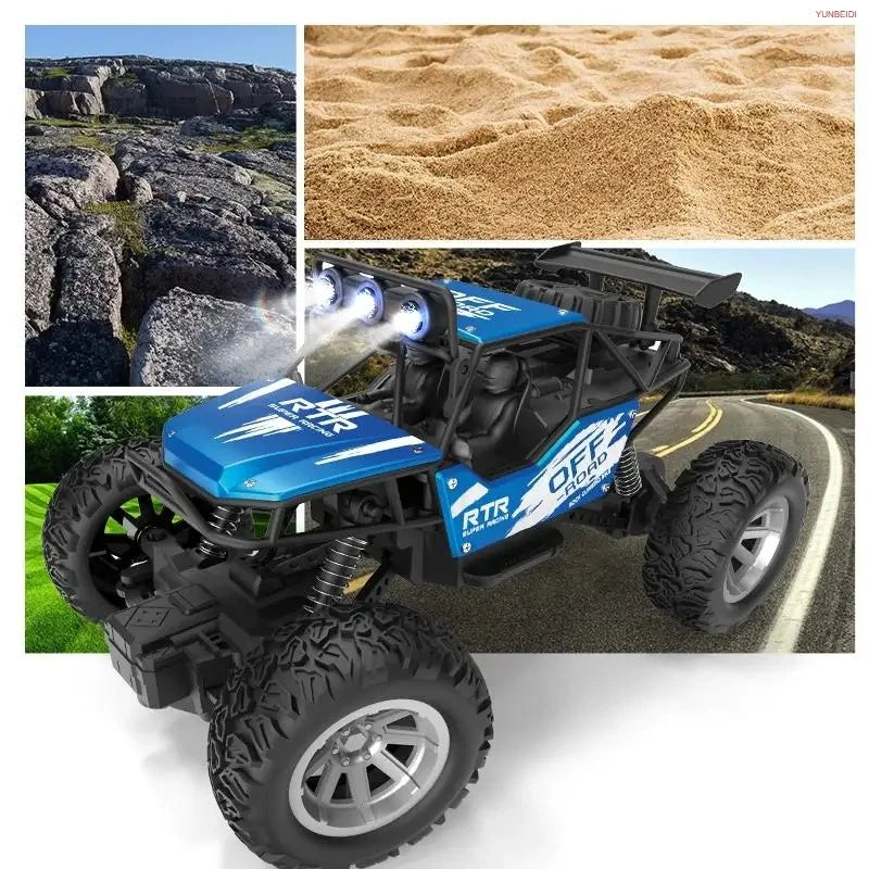 1:20 Scale All-Terrain RC Climbing Car with LED Lights