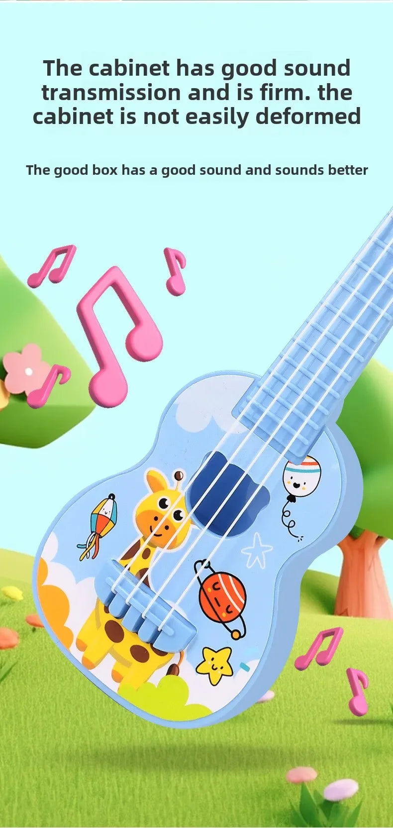 Kids Mini Ukulele Toy with Musical Sounds