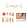 Wooden Train Track Expansion Set – Compatible with All Major Brands