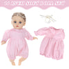 14-Inch Silicone Reborn Baby Doll with Interchangeable Outfits