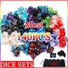 Multicolor Polyhedral Dice Set for RPG and Board Games