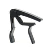Serre-câble réglable noir pour guitare acoustique et électrique.