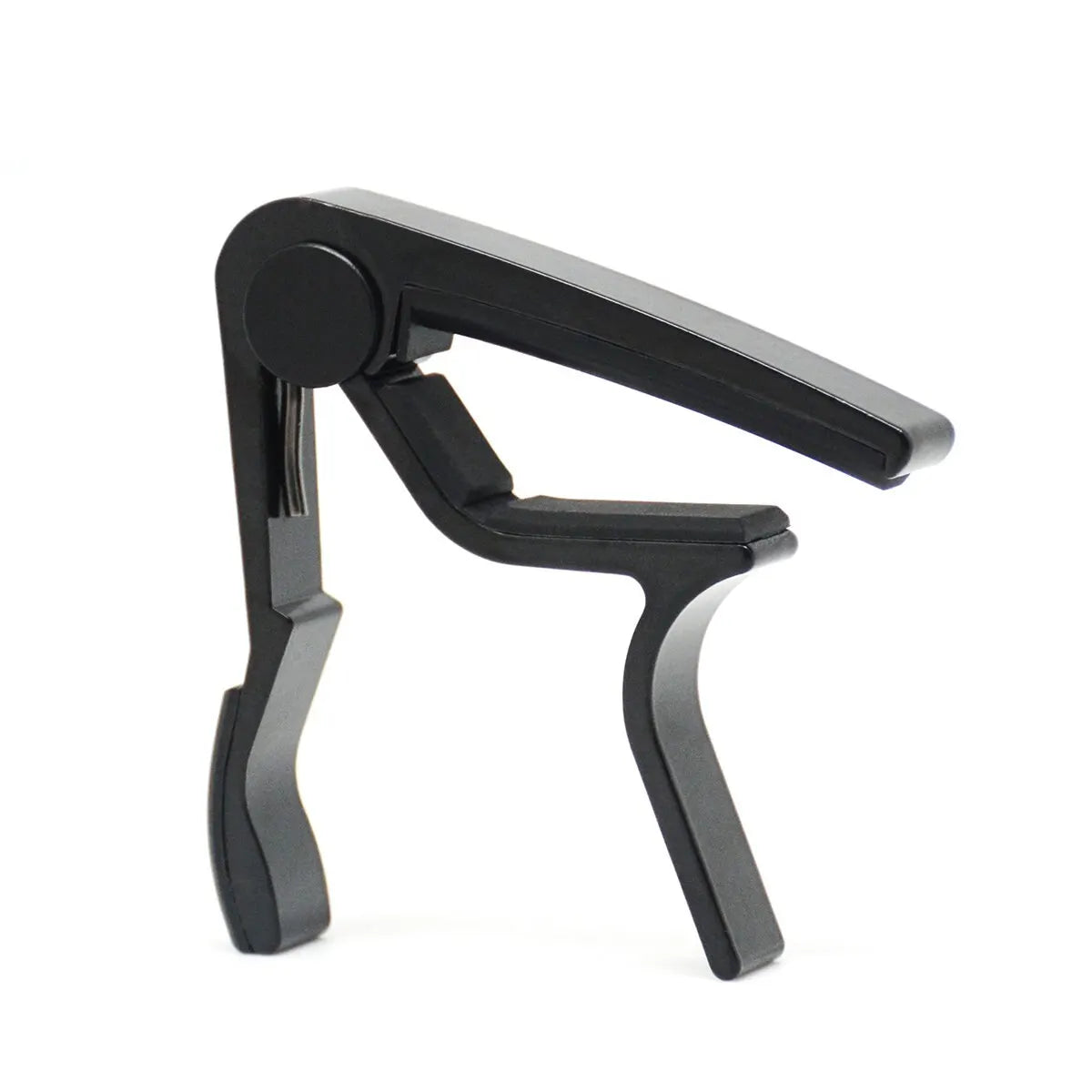 Serre-câble réglable noir pour guitare acoustique et électrique.