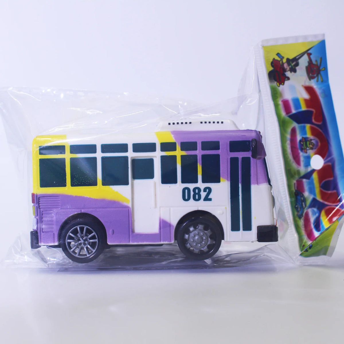 Pull-Back Mini Bus Toy with Openable Doors