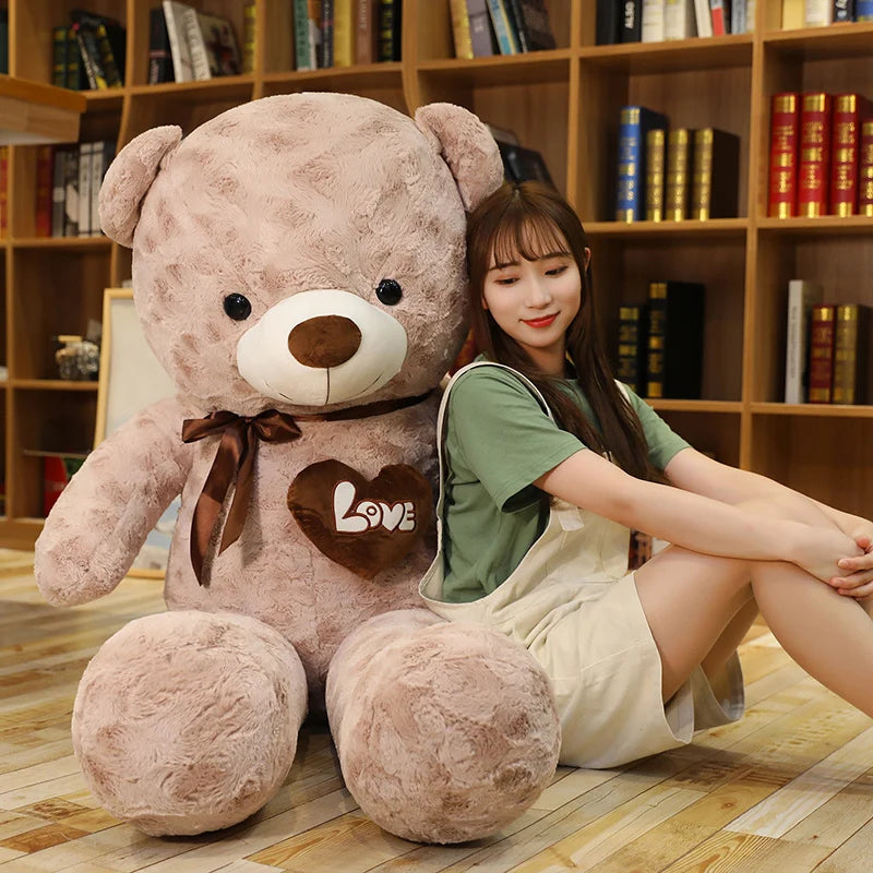 Soft Plush Teddy Bear with Heart Design
