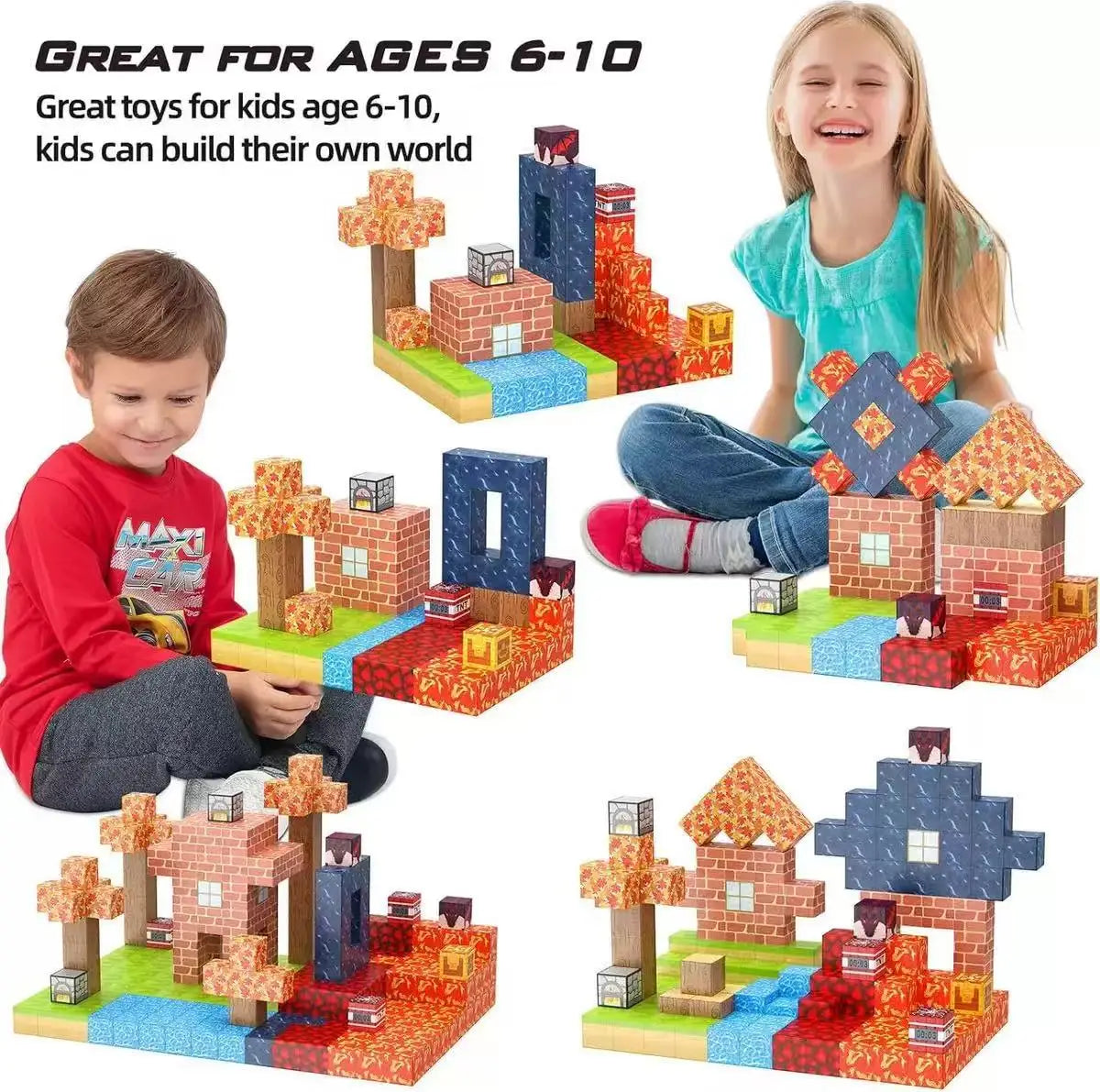 Magnetic Building Blocks STEM Learning Set