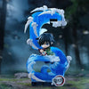 A collectible blind box figure of a character in Demon Slayer style, featuring blue and white elements.