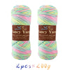 Soft Gradient Acrylic Yarn - 200g per Ball