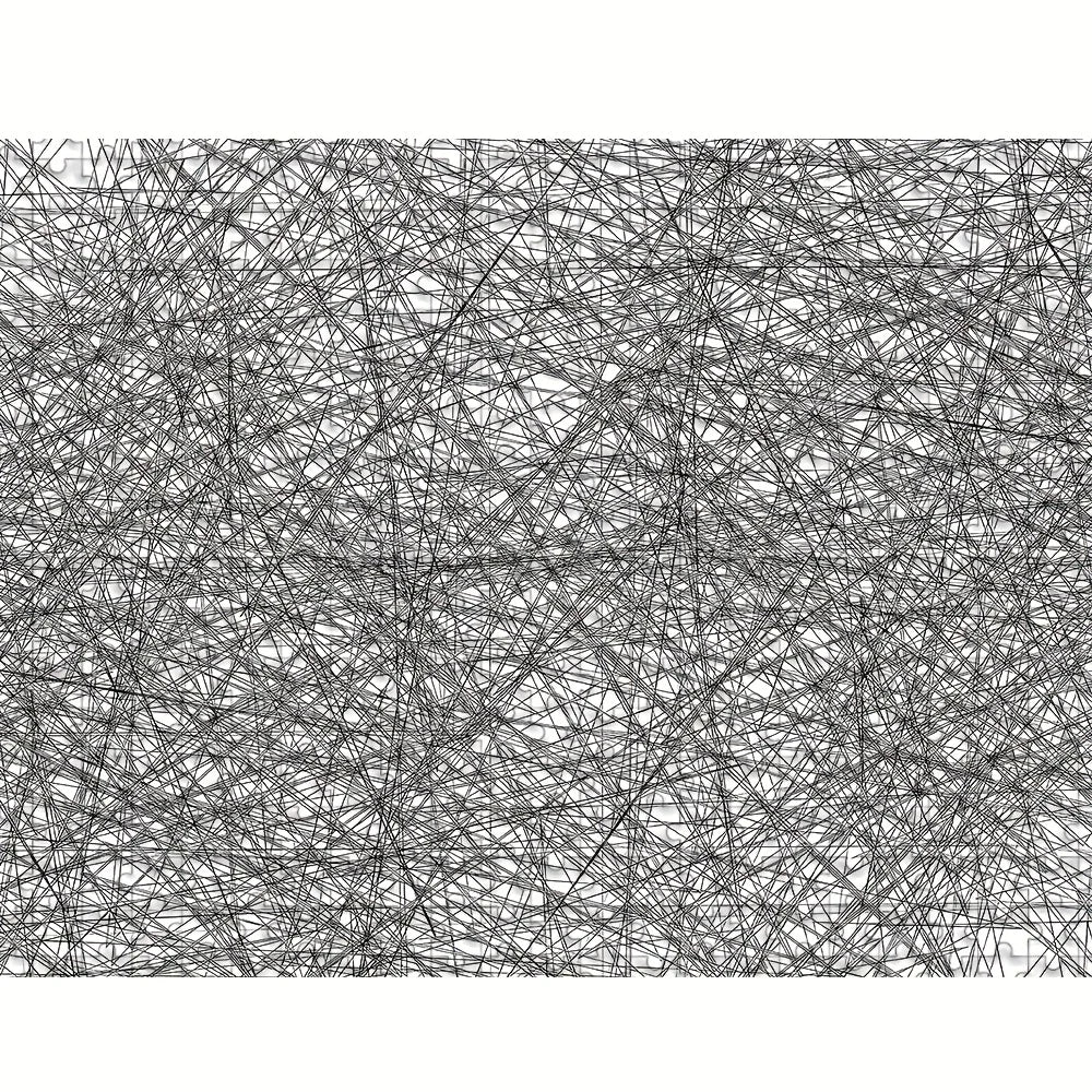 A black and white jigsaw puzzle with thousands of interlocking pieces.
