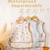 Waterproof Baby Full-Coverage Feeding Bib with Long Sleeves