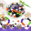 15mm Printed Silicone Beads Value Pack – 20 Pieces for DIY Jewelry & Crafts